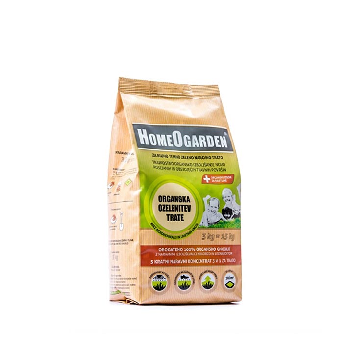 Homeogarden organsko gnojivo za ozelenjavanje trave 3 kg