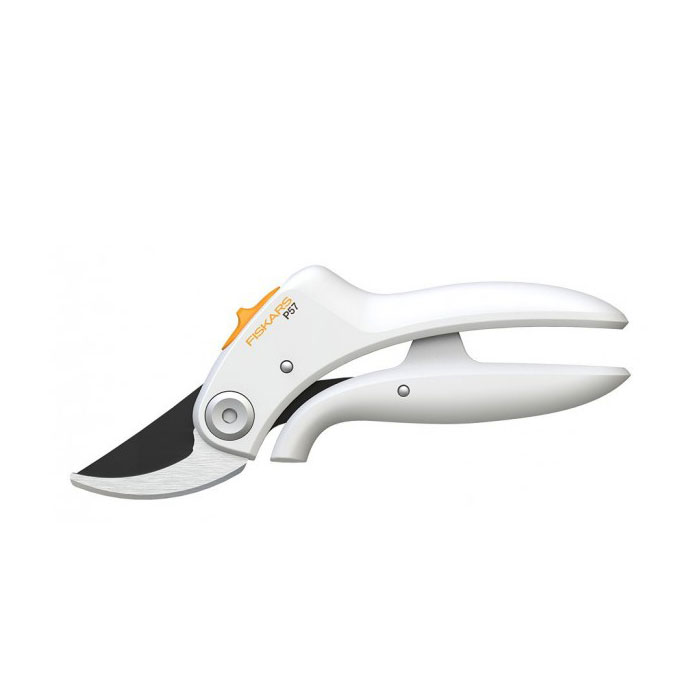 škare vrtne mimoilazne Fiskars 180mm bijele